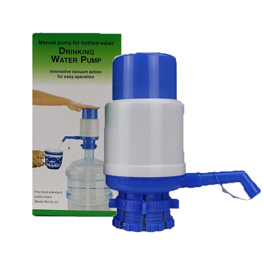 Portable Manual Water Pump Dispenser – Easy Hand Press for Bottled Drinking Water