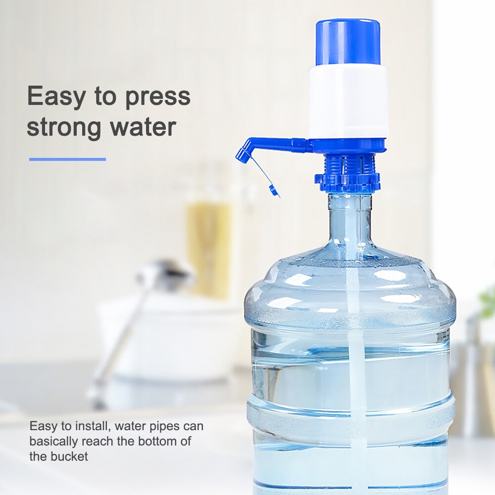 Portable Manual Water Pump Dispenser – Easy Hand Press for Bottled Drinking Water