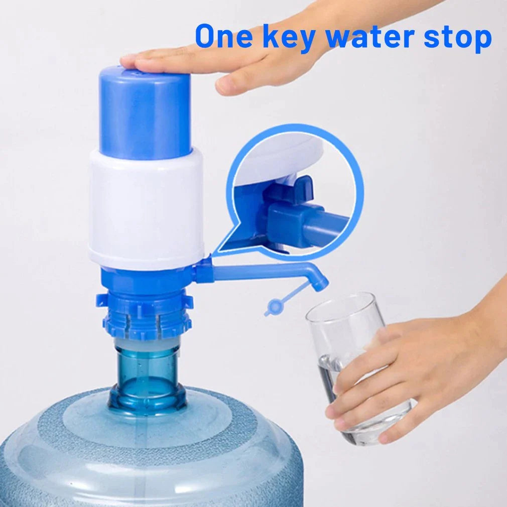 Portable Manual Water Pump Dispenser – Easy Hand Press for Bottled Drinking Water