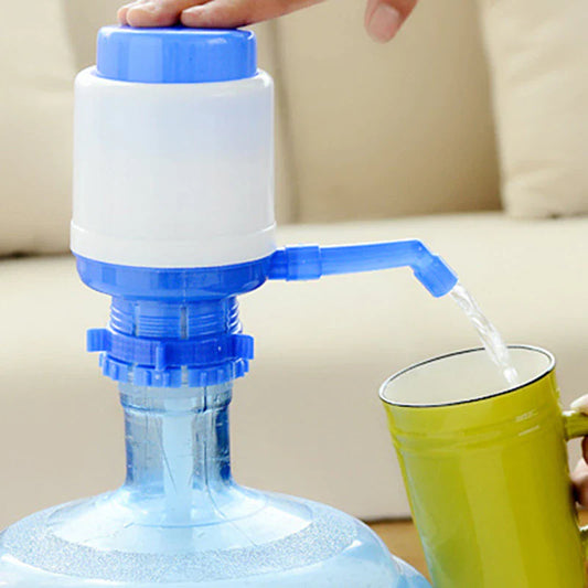 Portable Manual Water Pump Dispenser – Easy Hand Press for Bottled Drinking Water
